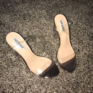 Rose gold Cape Robbin Heels